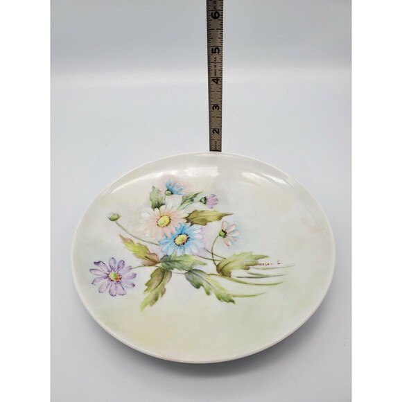 Vintage Plate Bavaria Schumann Arzberg Germany Artist Signed Hand Painted Decor - Picture 8 of 12